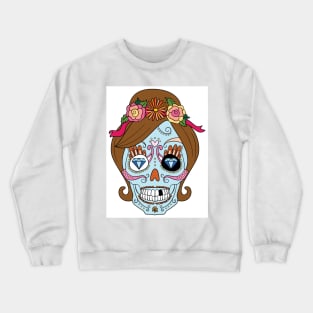 Sugar Skull 47 (Style:17) Crewneck Sweatshirt